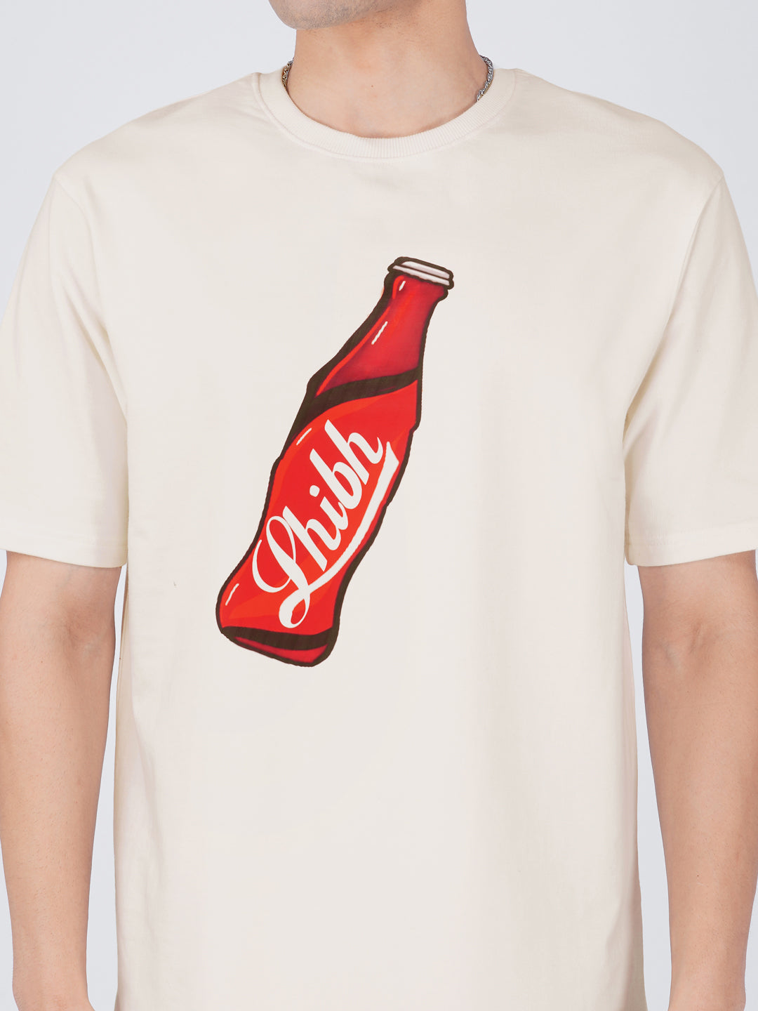 Shibh Soda Bottle Graphic T-Shirt — Off-White