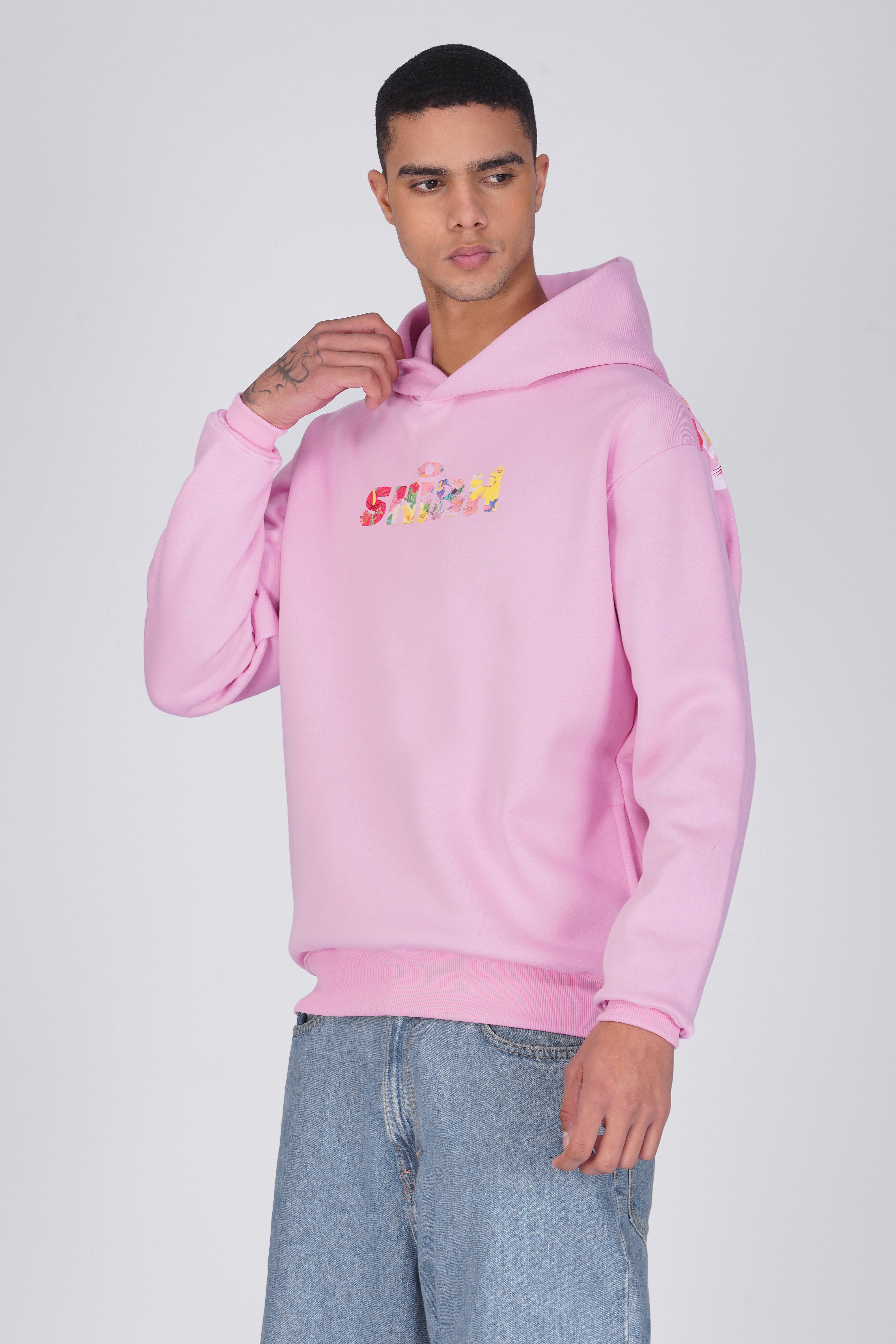 Orangutan in Dreamy World - Pink Hoodie