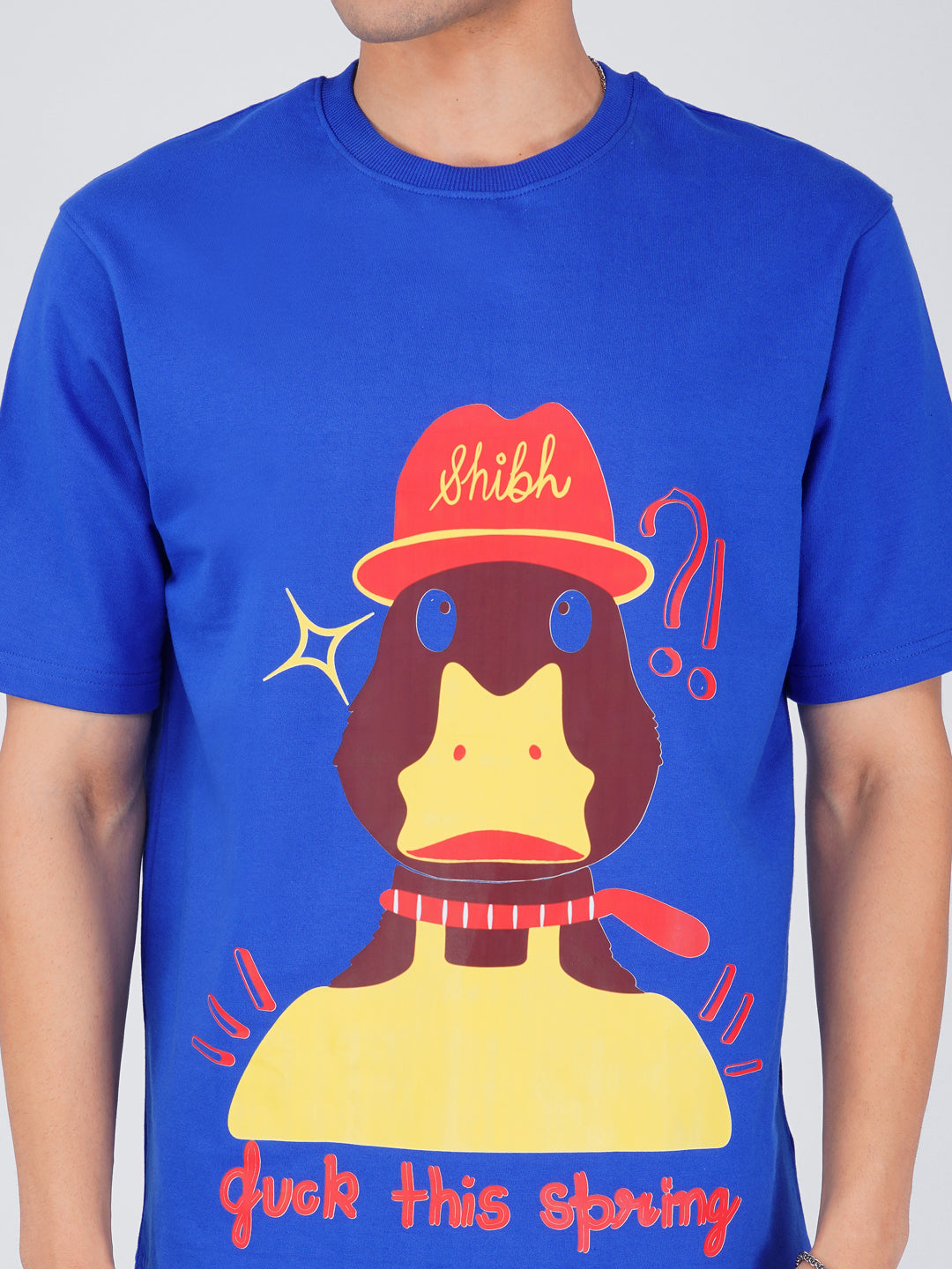 "Duck This Spring" Graphic T-Shirt — Royal Blue