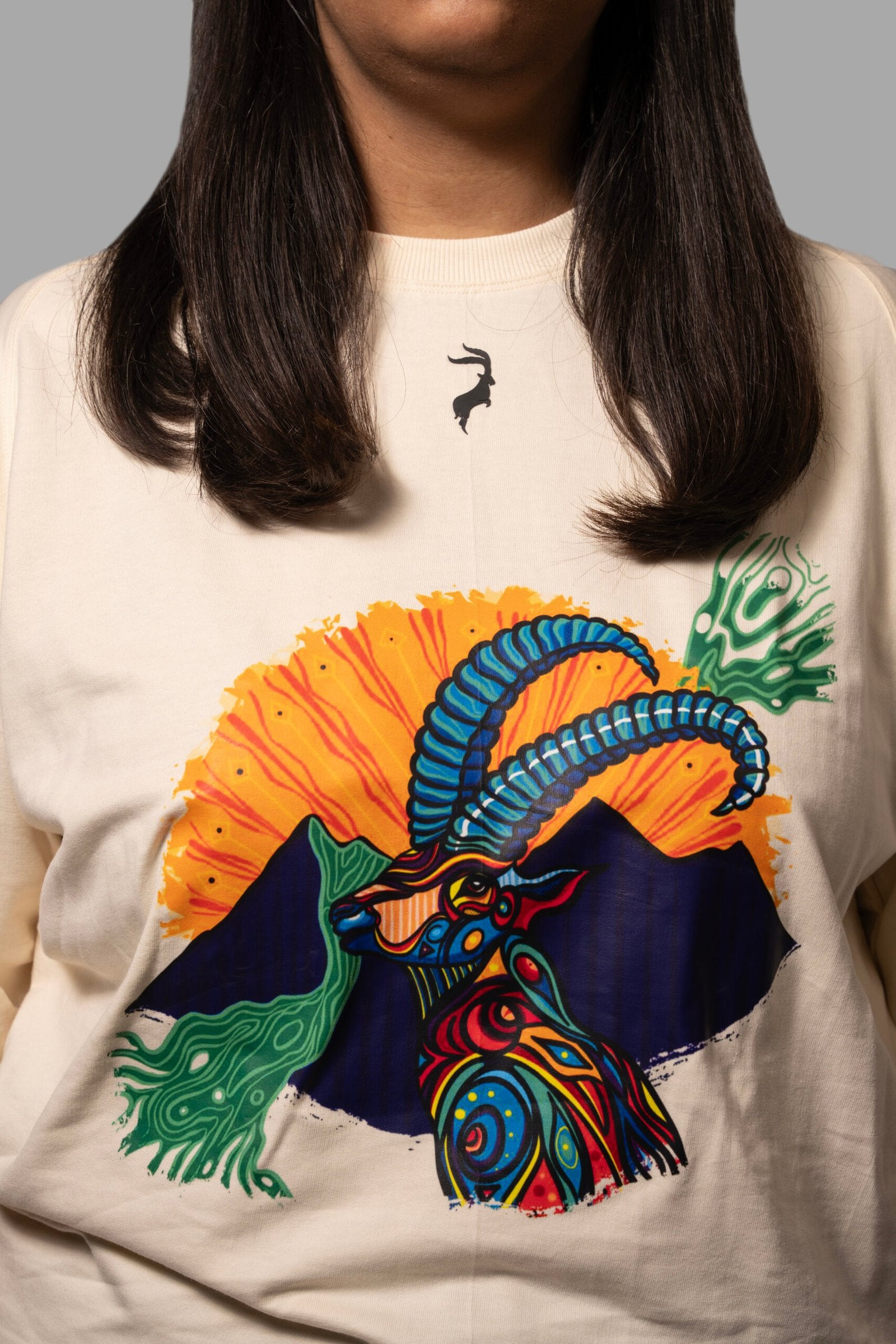 Ibex Comes Home Oversized Graphic T-shirt Off-White