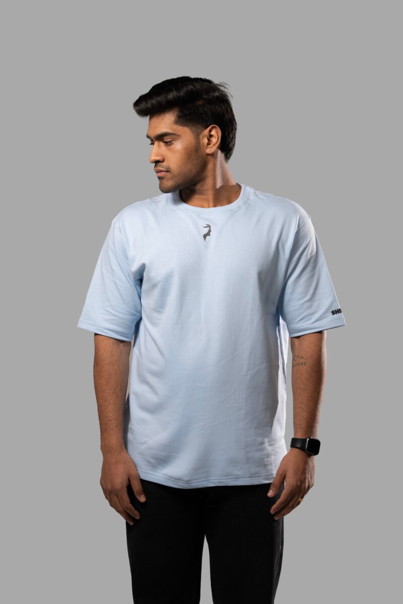 SHIBH Basic Relaxed T-shirt - Light Blue