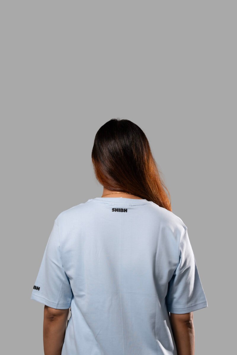 SHIBH Basic Relaxed T-shirt - Light Blue - Image 2